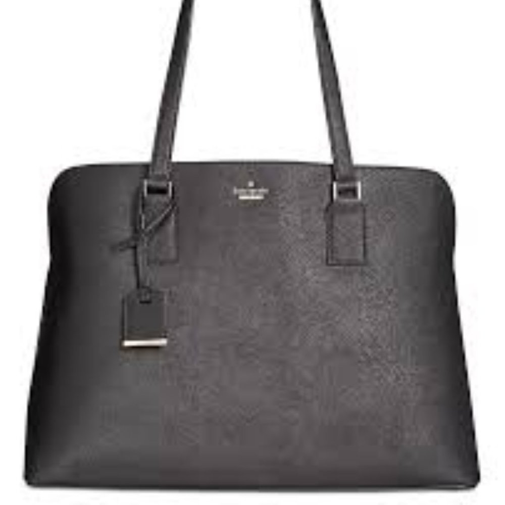 KATE SPADE NEW YORK Cameron Street Marybeth Large Black Satchel Purse
